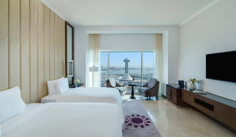 Rixos Marina Abu Dhabi - Deluxe Room Corniche View Twin bed